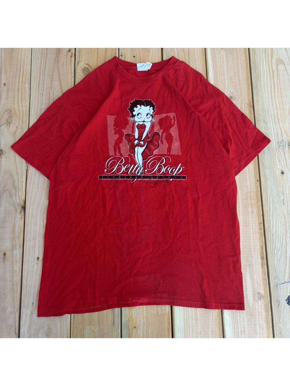 2011 y2k Betty Boop vintage red cotton tee cartoon